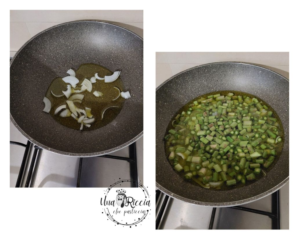 Kochen Spargel Gnocchetti Spargel