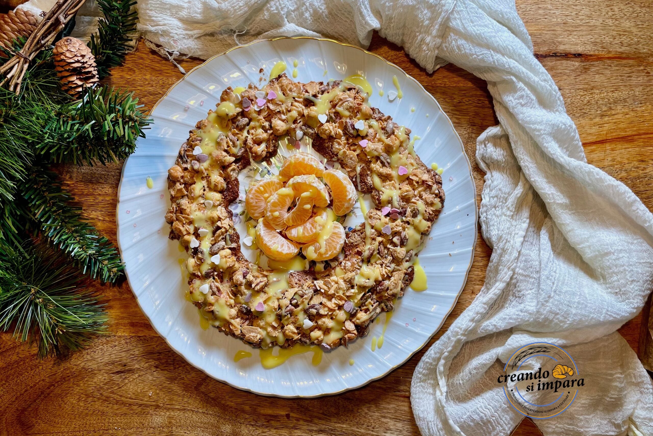 Kranz aus Trockenfrüchten