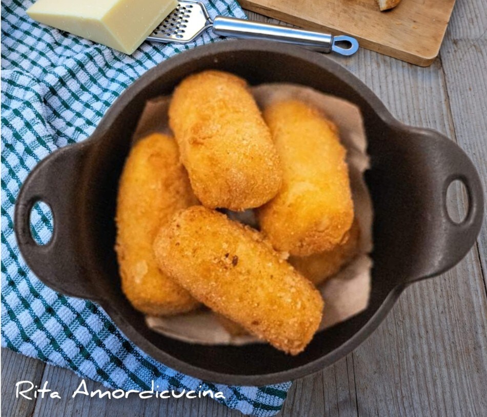 Gefüllte Kartoffelkroketten