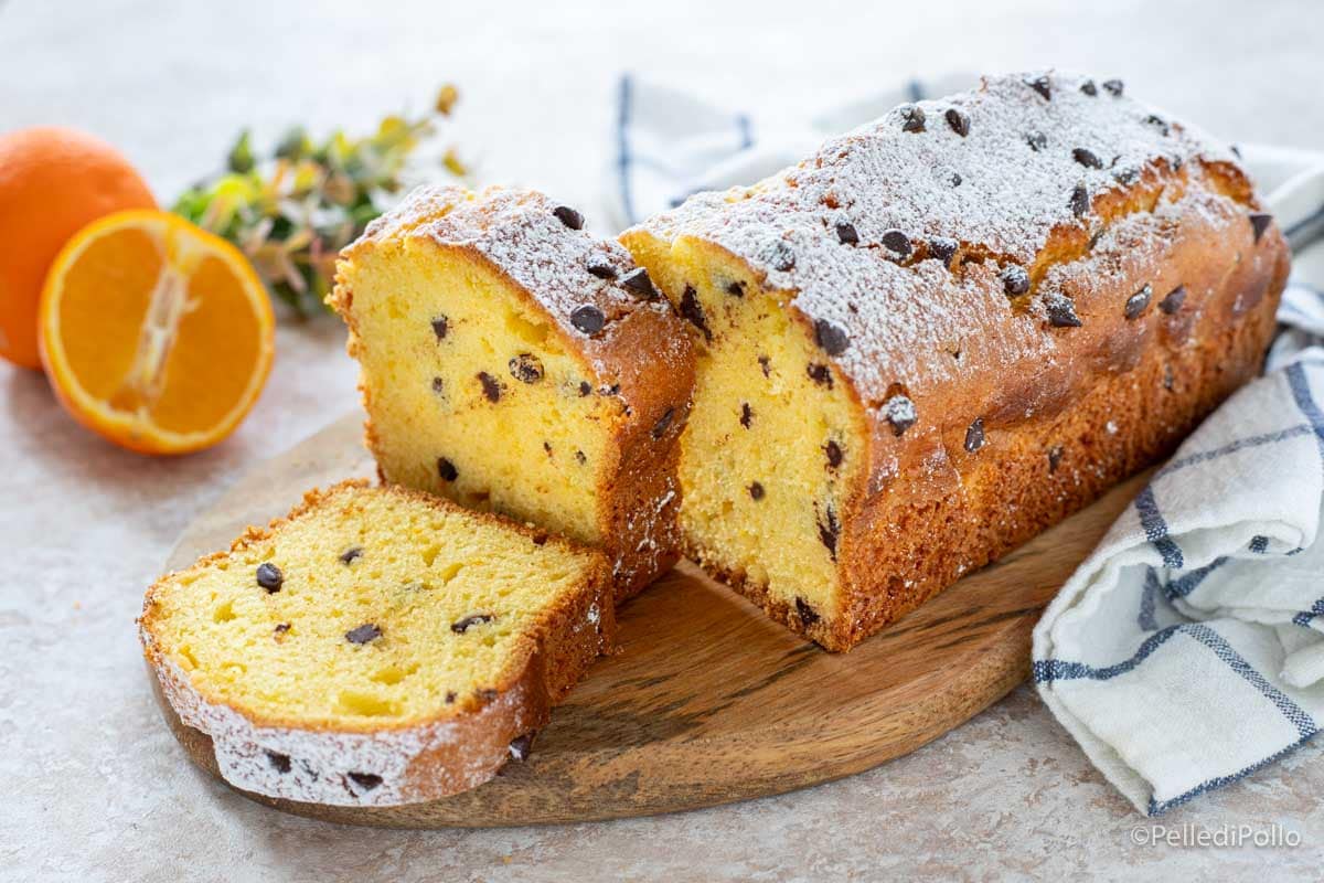 Orangen-Schokoladen-Tropfen-Kuchen