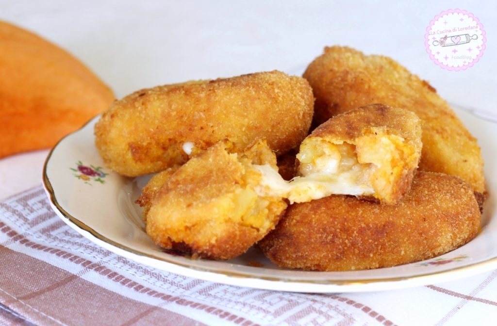Kürbis- und Kartoffelkroketten