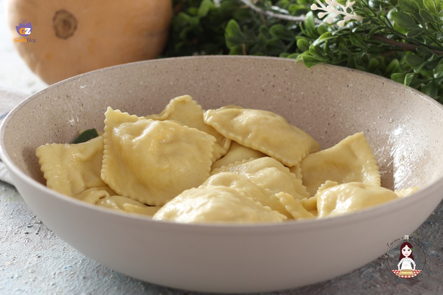 Kürbis- und Kartoffeltortelli