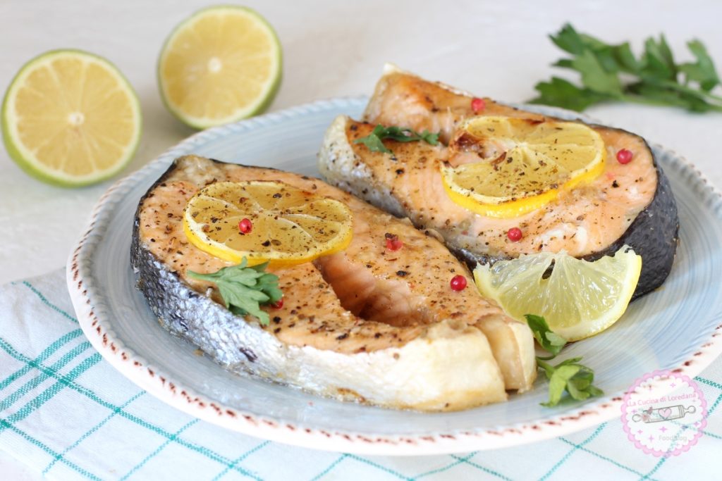 lachs mit zitrone
