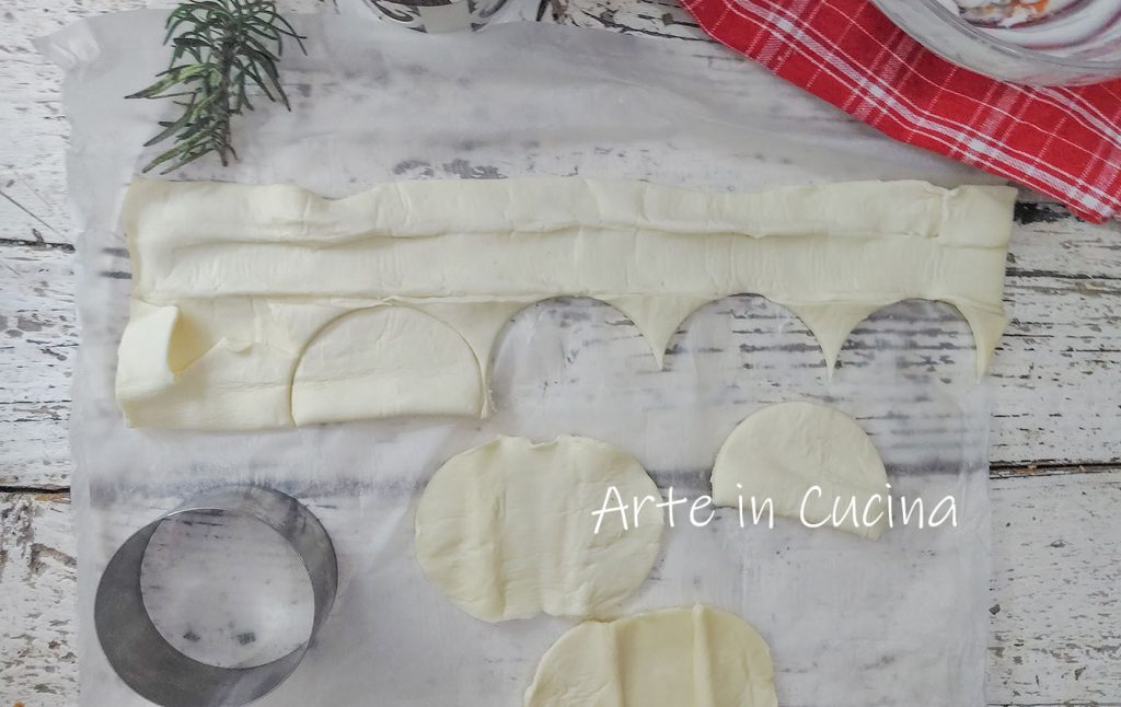 LACHS-MUSCHELN und Ricotta mit Blätterteig