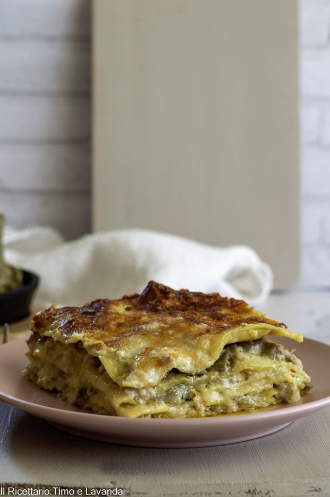 lasagne carciofi e robiola