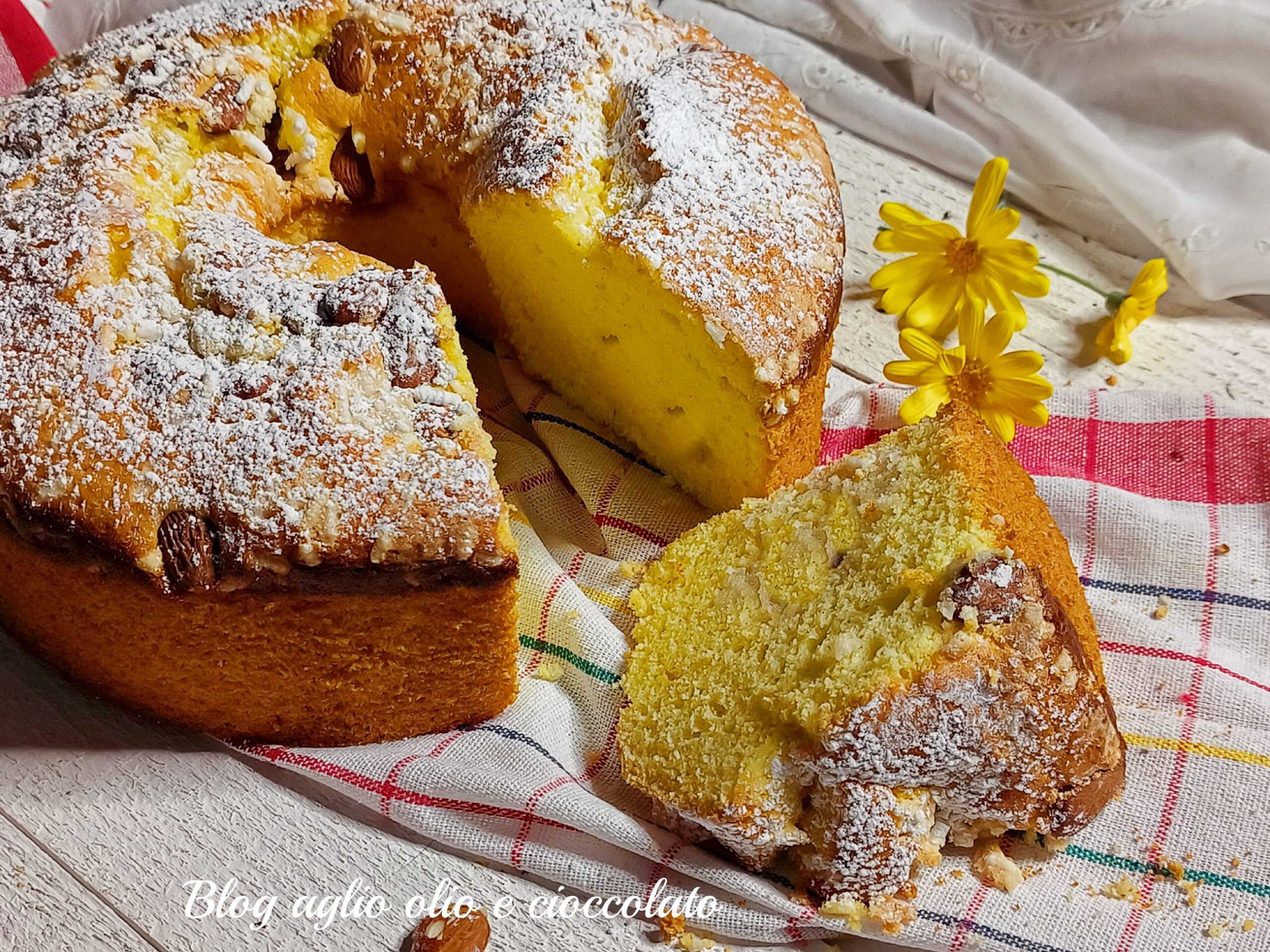 MANDLE CHIFFON KUCHEN HOCH UND FLUFFIGER KUCHEN