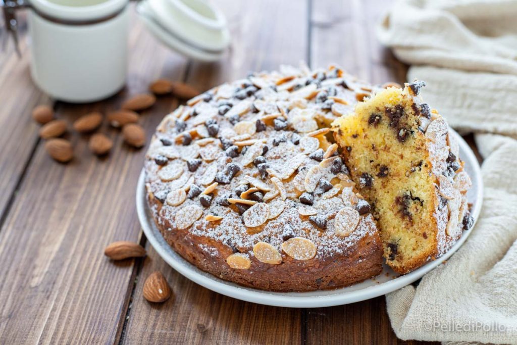 Mandel-Schokoladenkuchen mit Ricotta