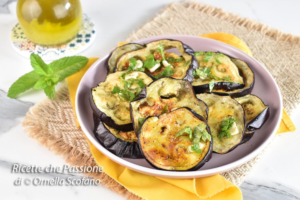 Rezept marinierte gebackene Auberginen