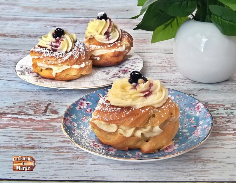 zeppole di san giuseppe ohne Zucker