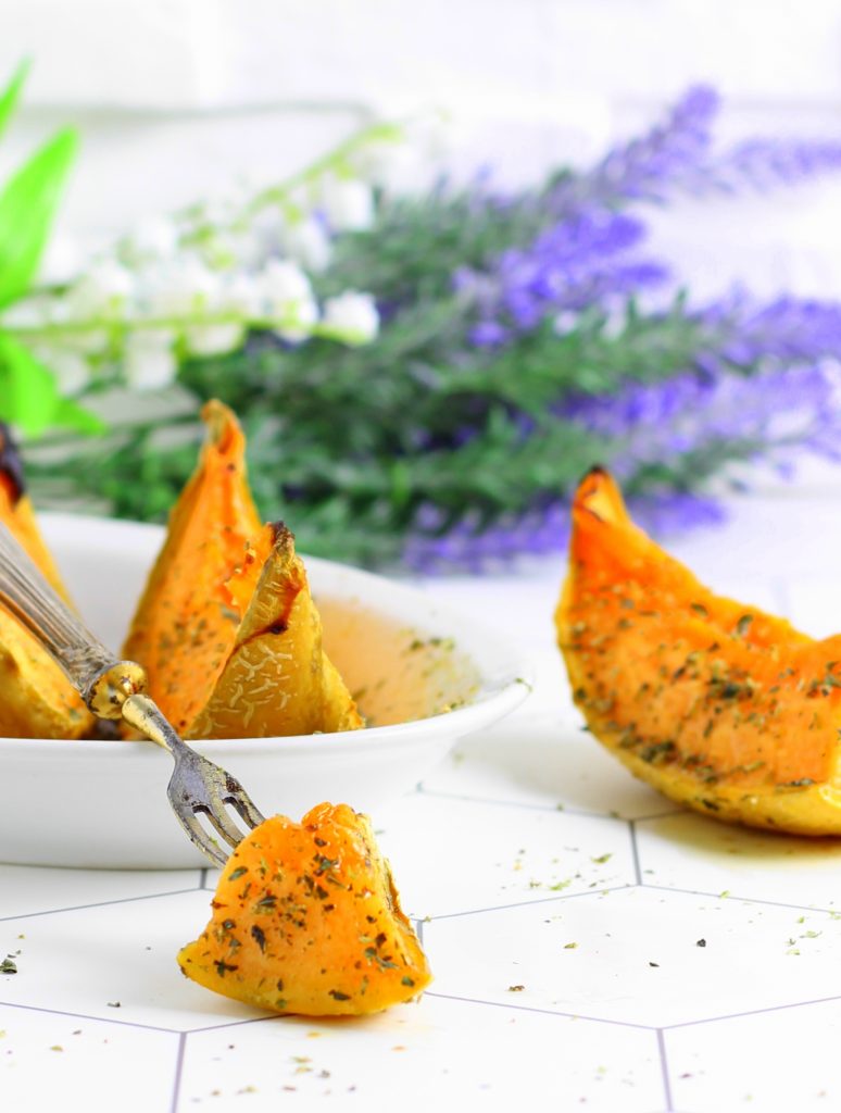 Gebackene Melone mit Balsamico-Essig