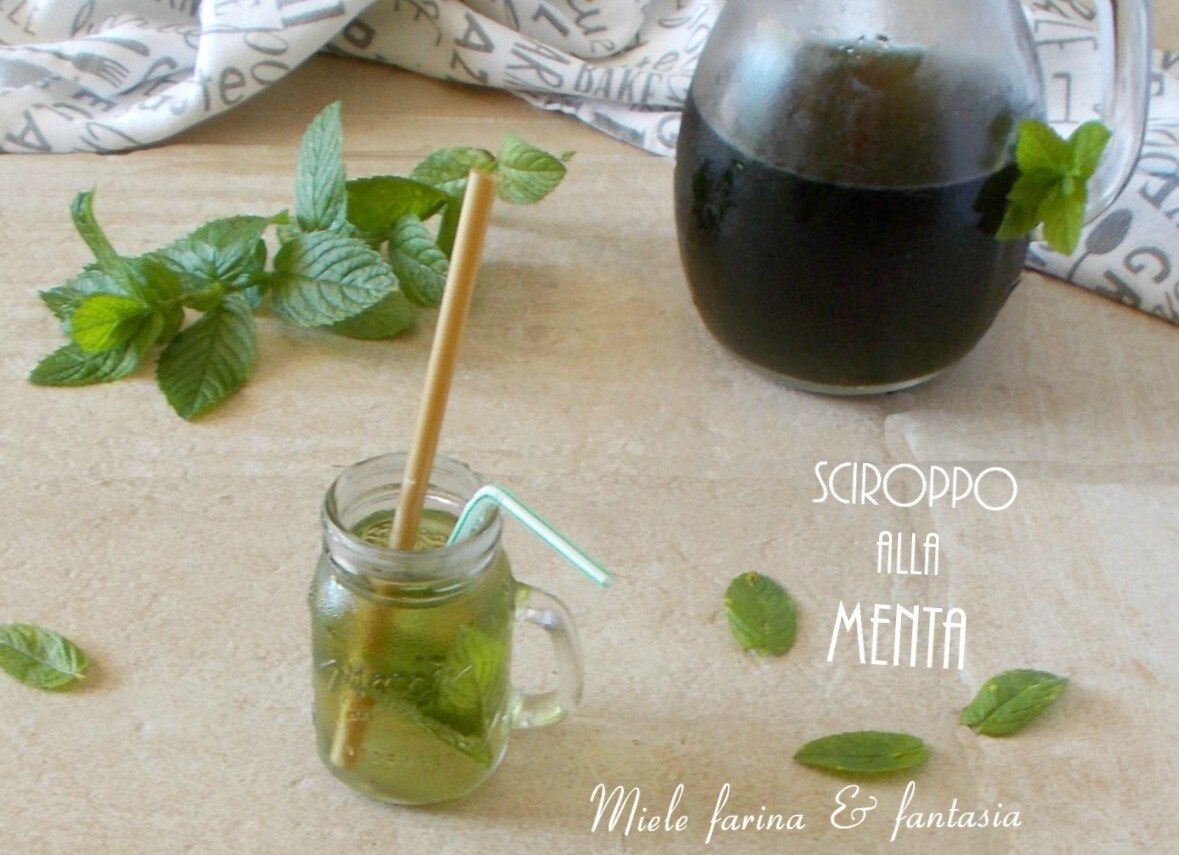 Frischer Minzsirup
