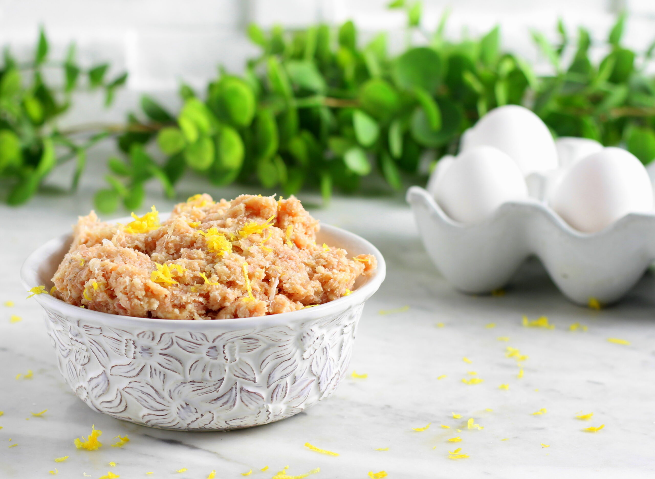 Rohe Füllung für Tortellini nach Bologneser Art