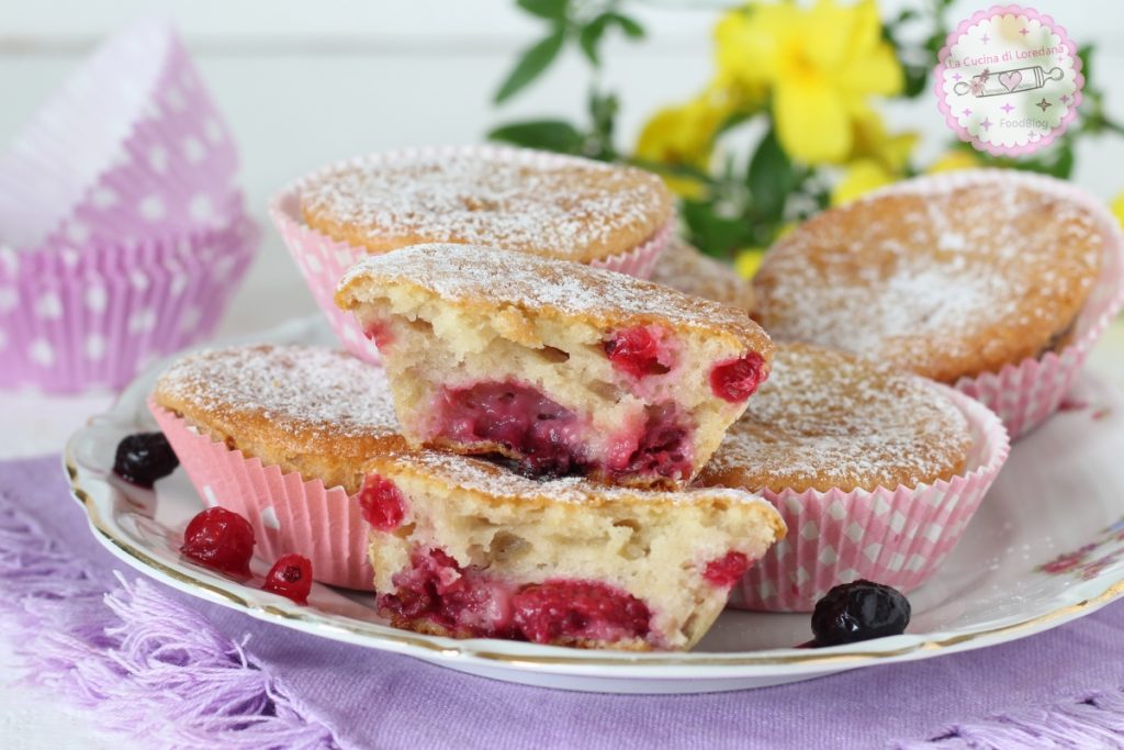 muffin ai frutti di bosco