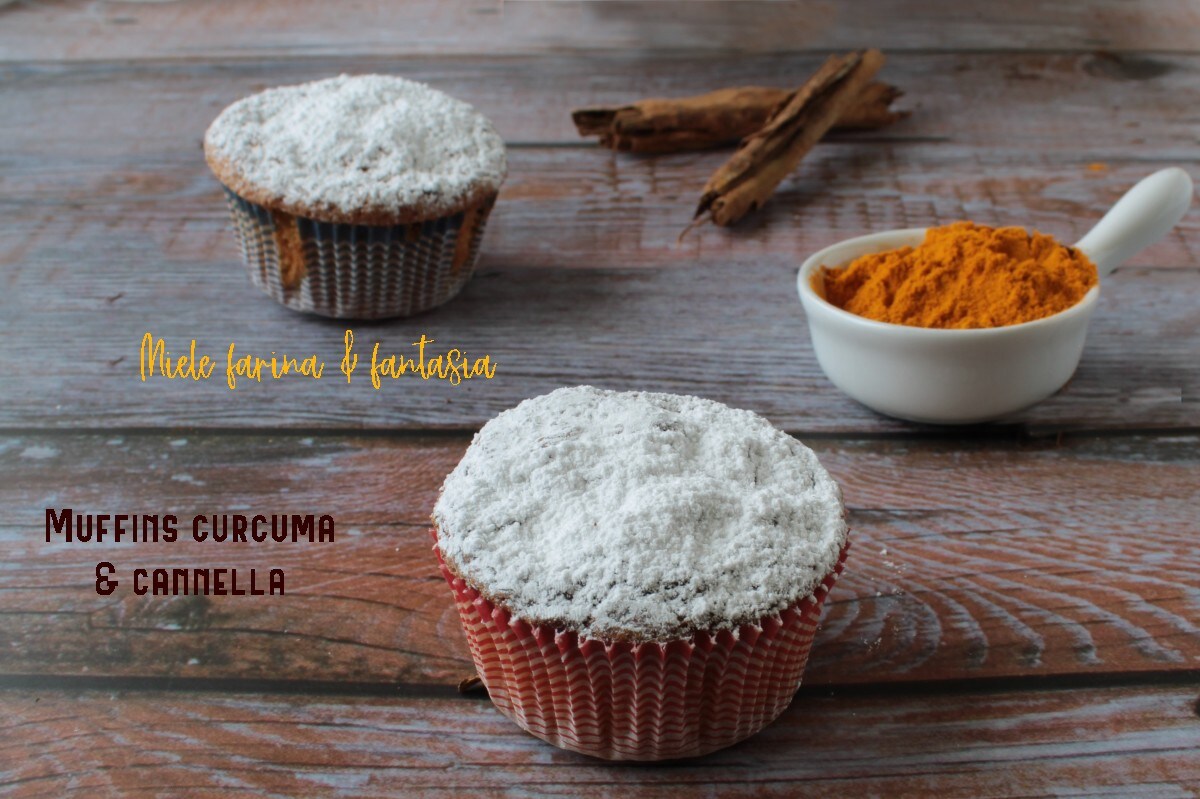 Muffins mit Kurkuma und Zimt