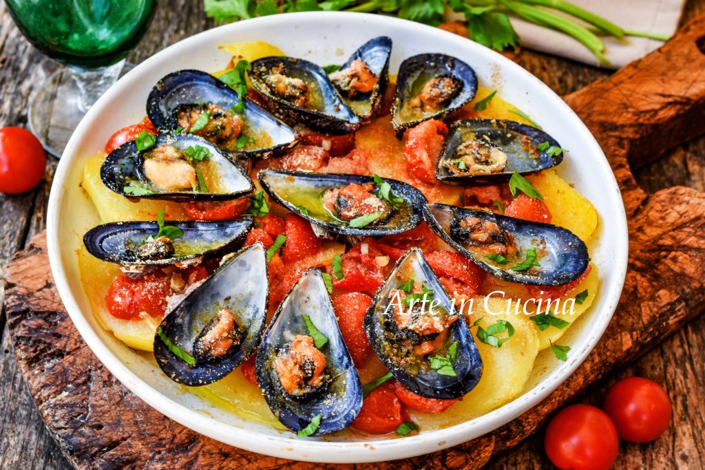 Muscheln und Kartoffeln einfaches neapolitanisches Rezept