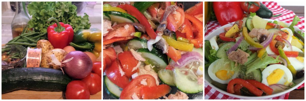 frischer und leckerer Nizza-Salat