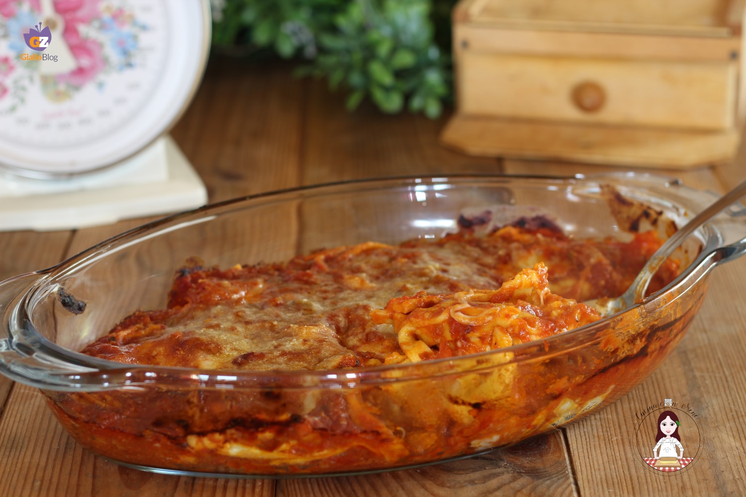 Gebackene Nudelnester