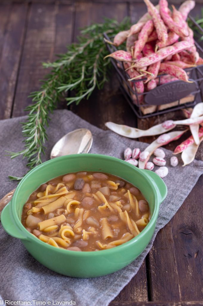 omas pasta und bohnen