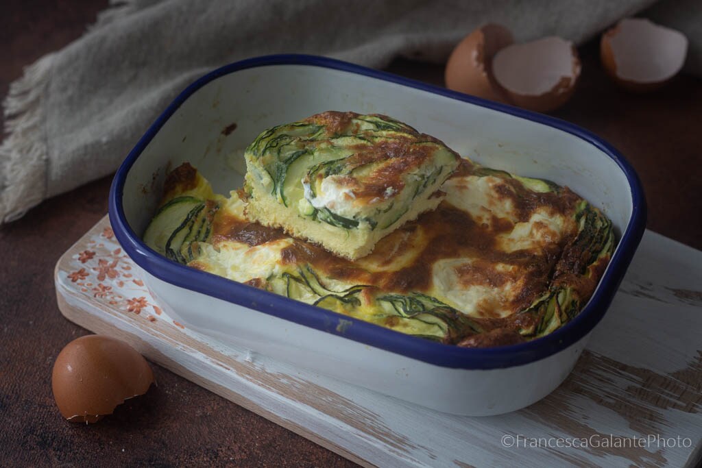 Abendretter mit Zucchini- und Stracchino-Omelett
