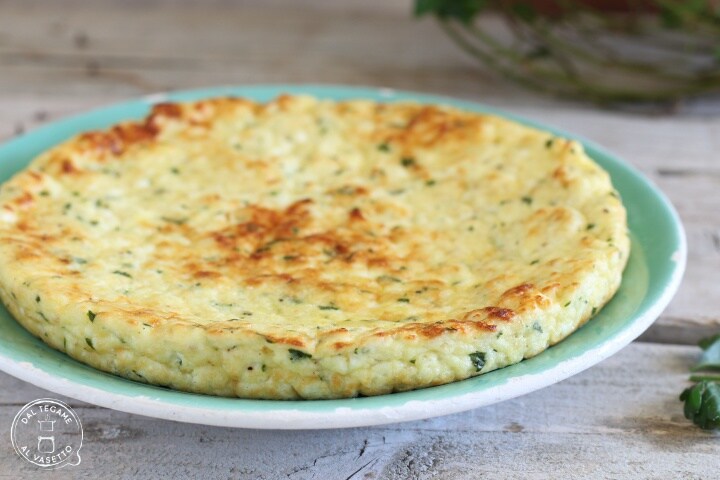 Ricotta-Omelett in der Mikrowelle