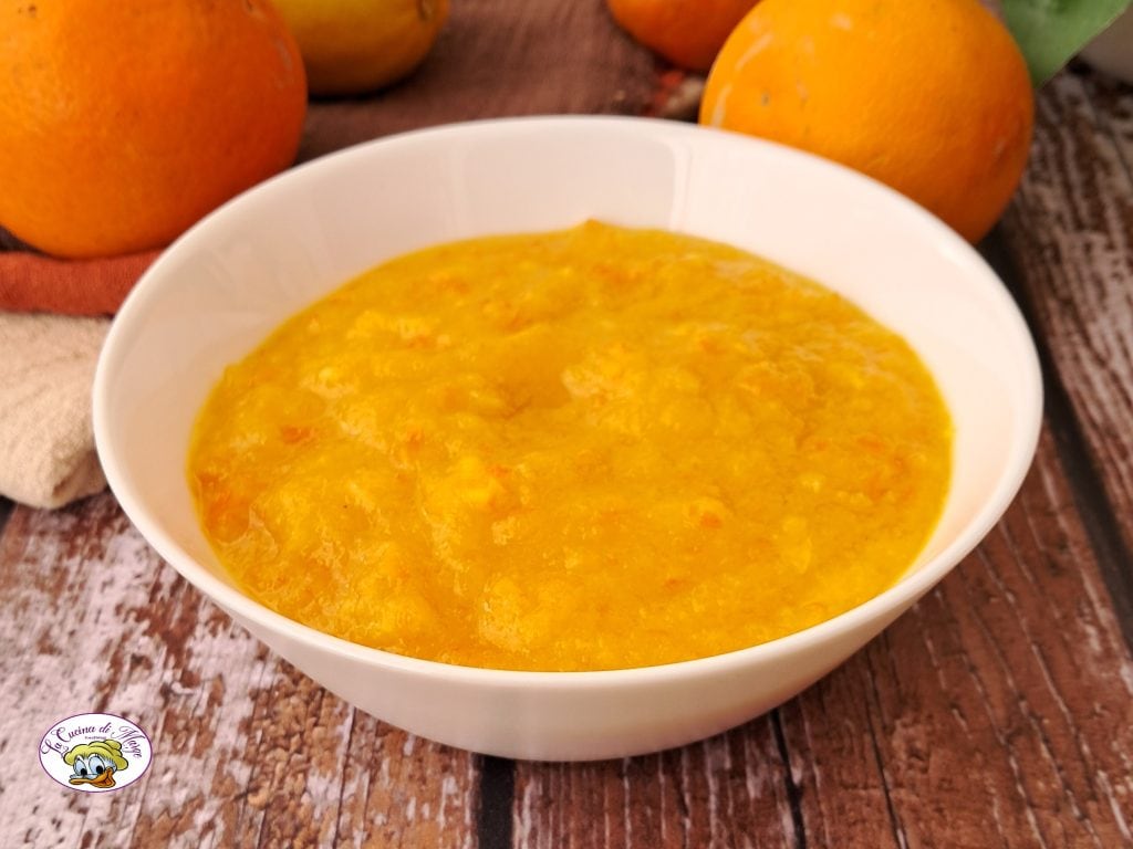 Orangenpaste