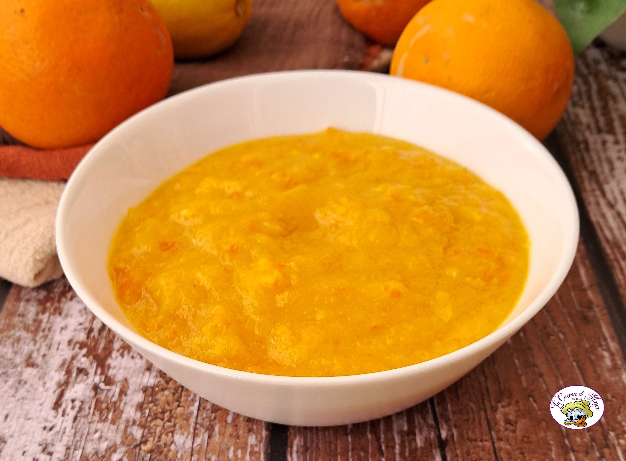 Orangenpaste