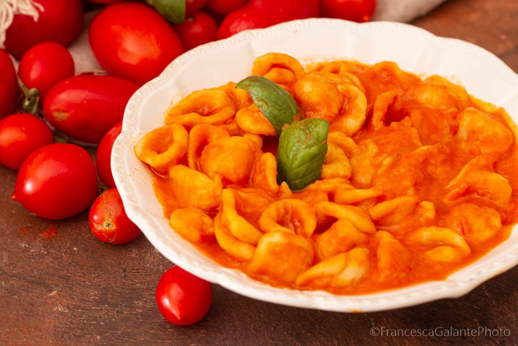 Orecchiette mit drei Tomaten