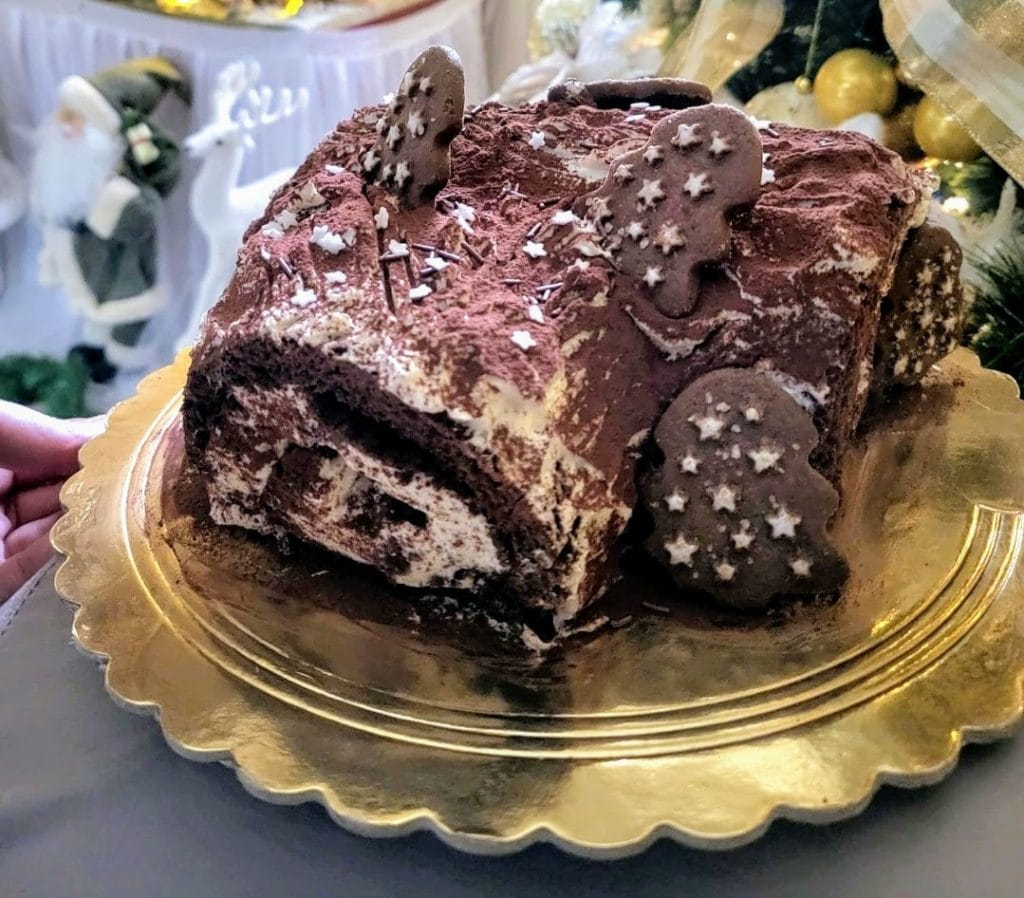 Der Weihnachtsbaumstamm Pan di Stelle