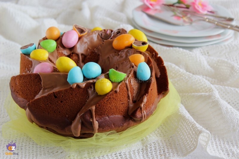 Osterkranz mit Schokolade-schnelles Rezept