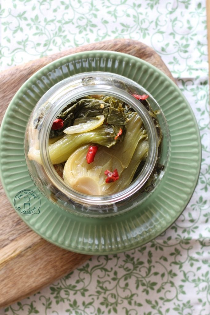 Chinakohl im Glas gegart