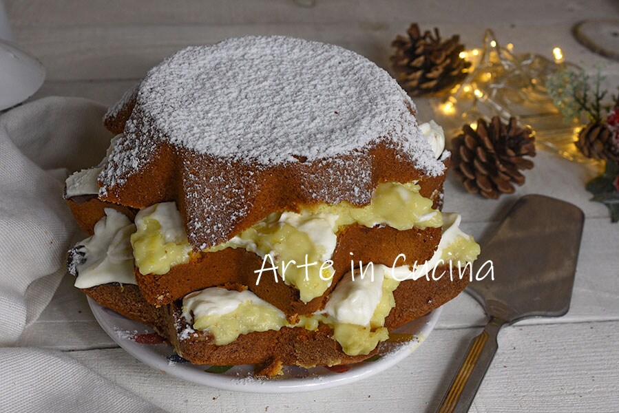 PANETTONE gefüllt mit CREME und Mascarpone