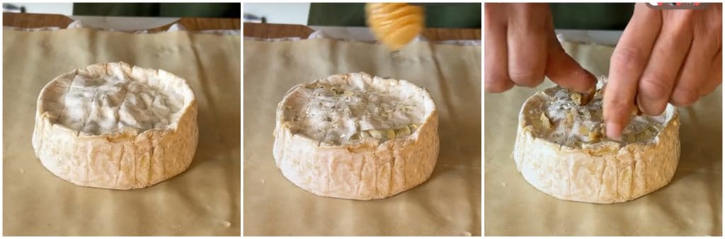 Camembert im Blätterteig in der Heißluftfritteuse