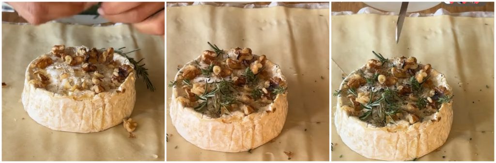 Camembert im Blätterteig in der Heißluftfritteuse