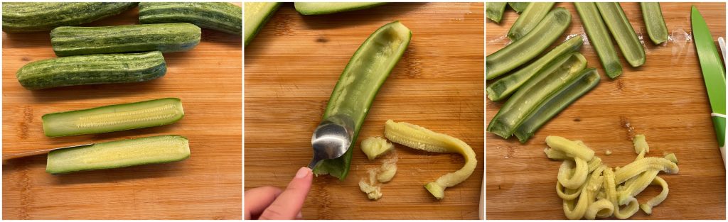 Gefüllte Zucchini