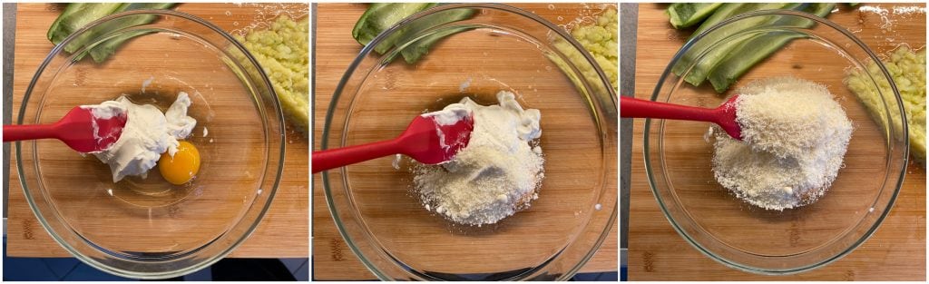 Gefüllte Zucchini