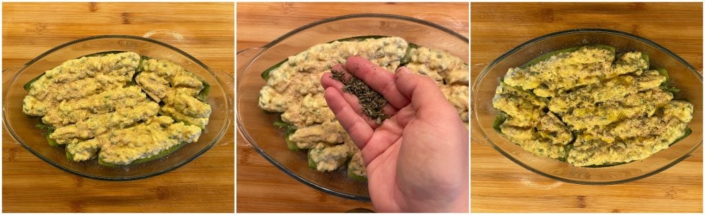Gefüllte Zucchini