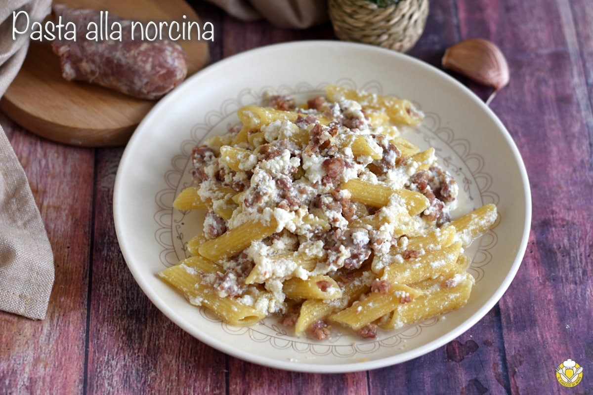 Pasta alla Norcina mit Wurst