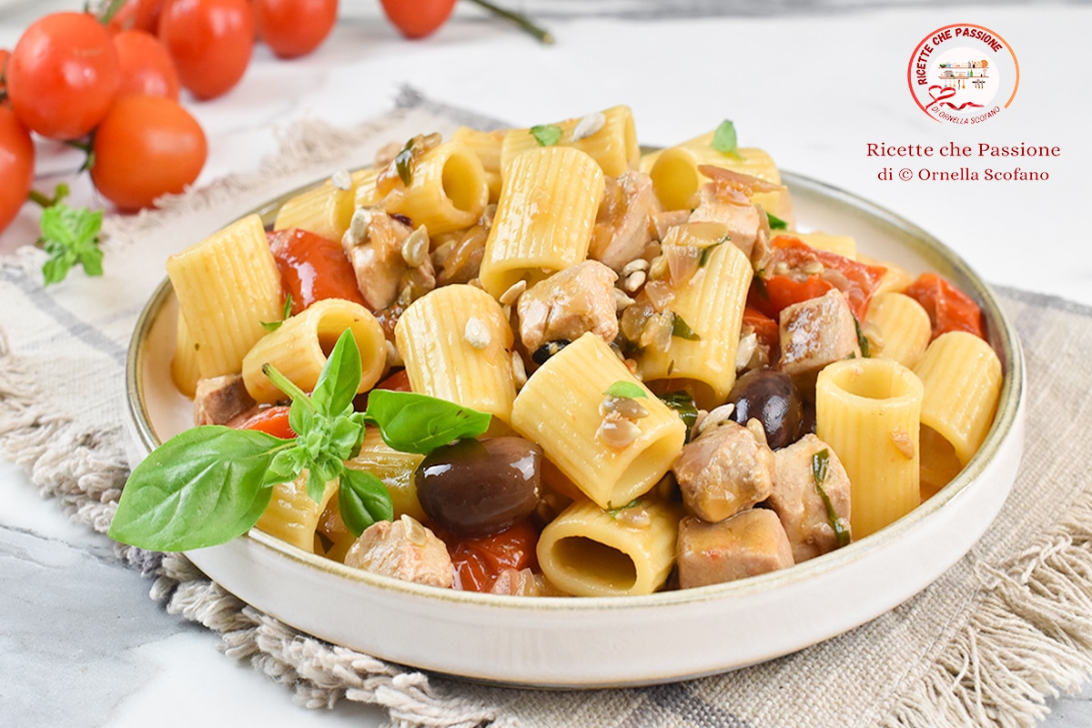 Pasta mit frischem Thunfisch