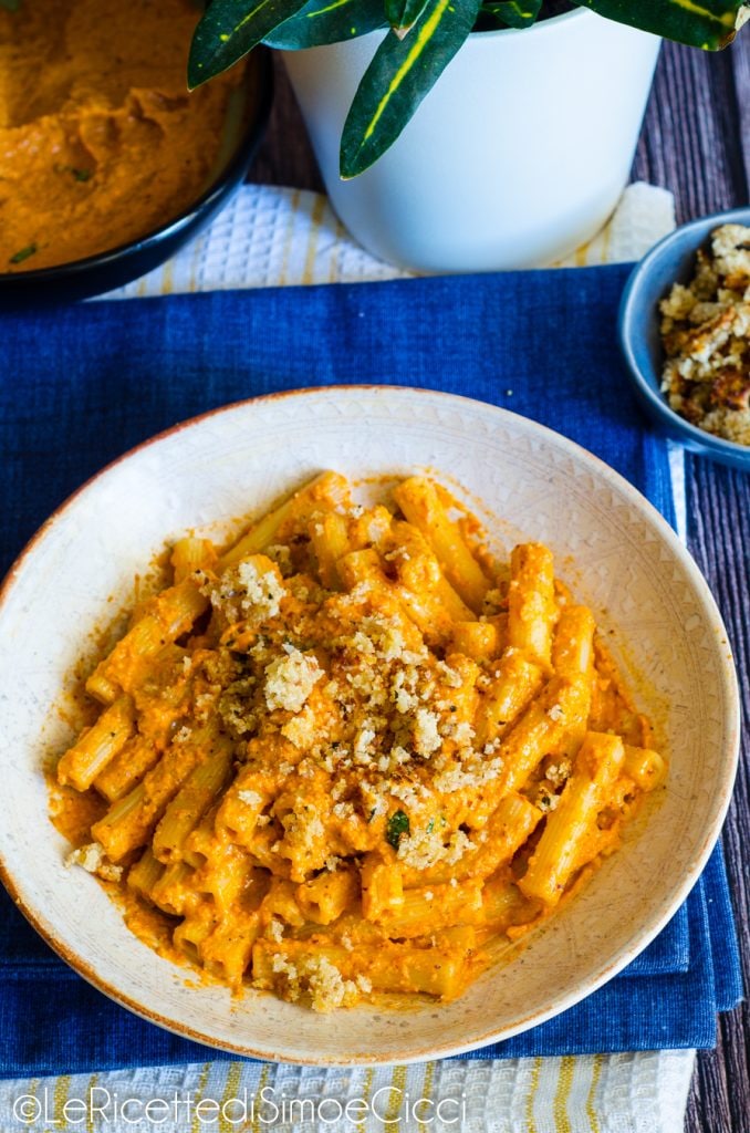Pasta mit Paprikacreme