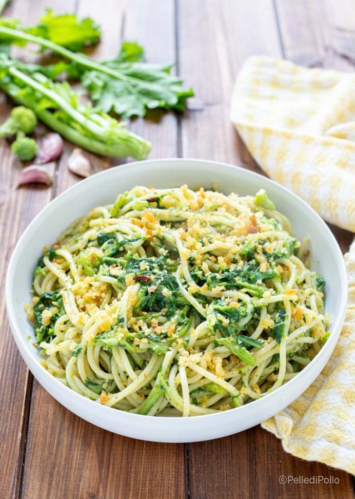 Spaghetti mit Stängelkohl