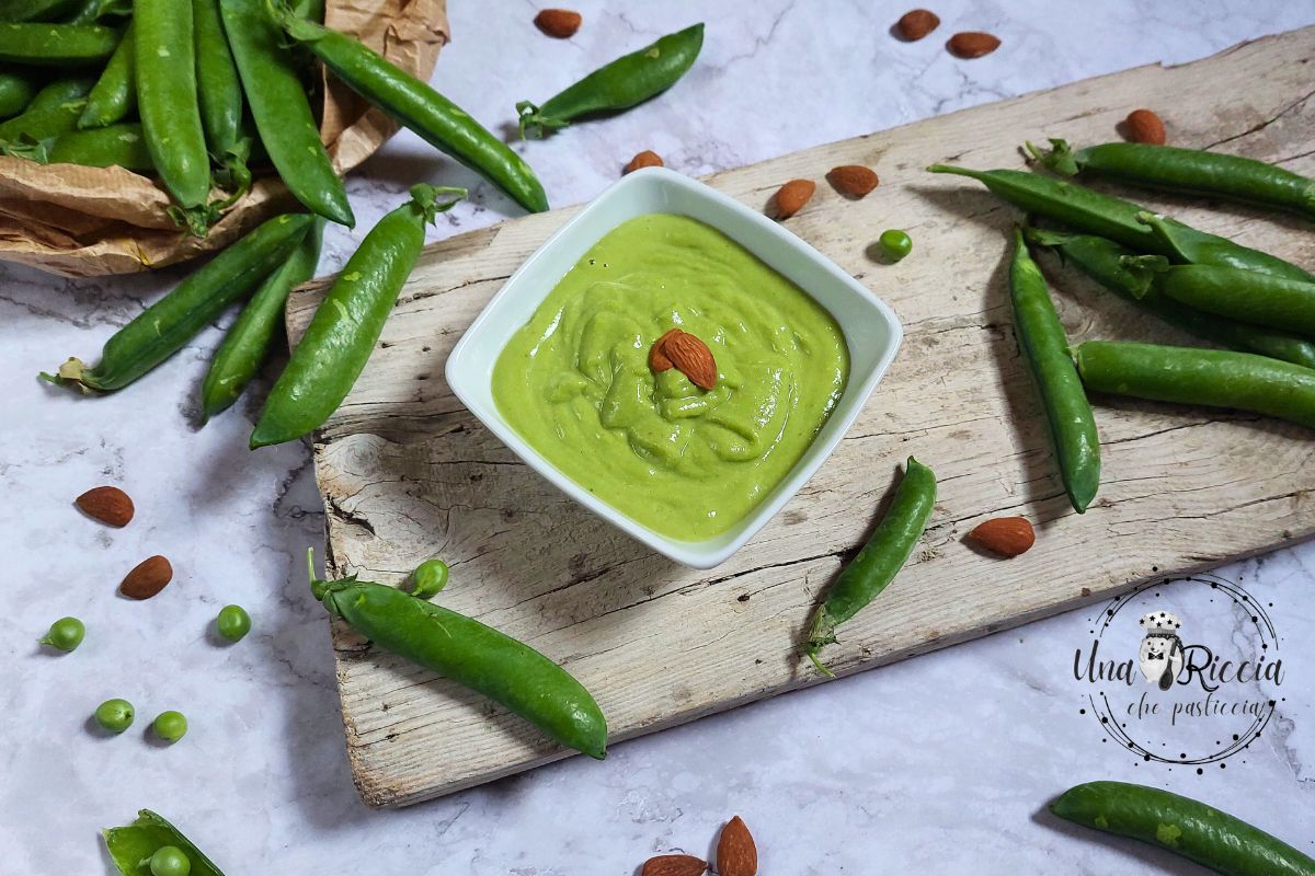 Pesto aus Erbsenschalen, Rezept gegen Verschwendung!
