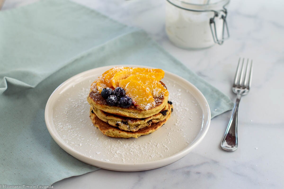 Pfannkuchen mit Kokosmilch