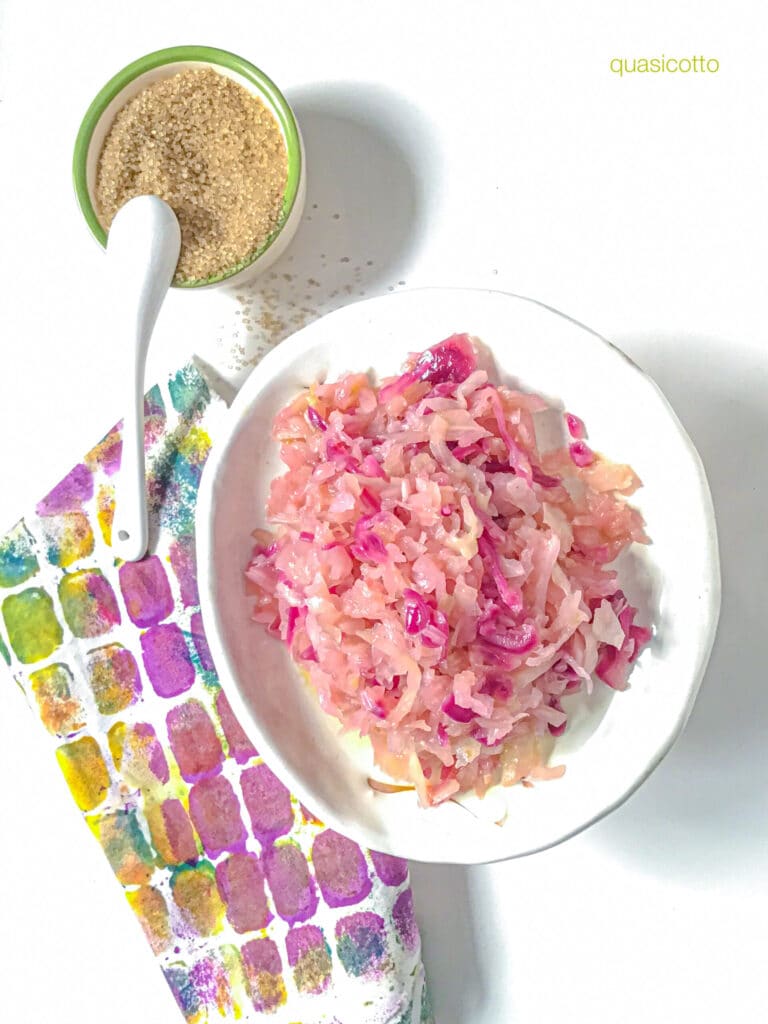 Süß-saurer Weißkohl mit dem Bimby