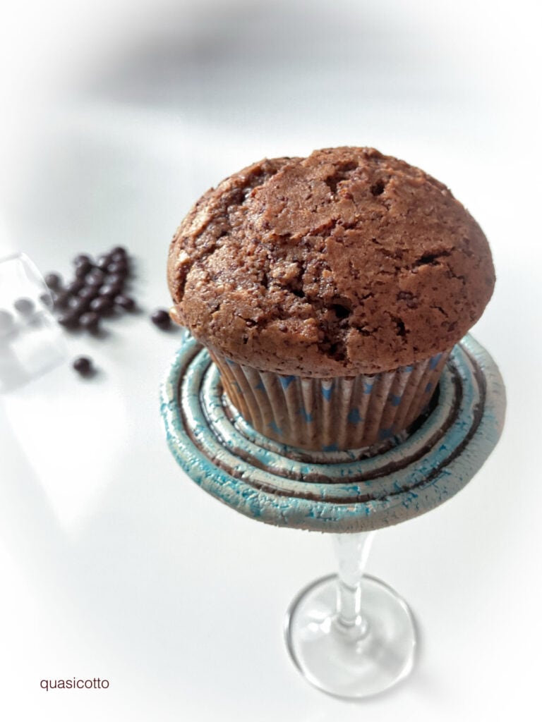 Weiche Schokoladenmuffins mit dem Bimby und ohne