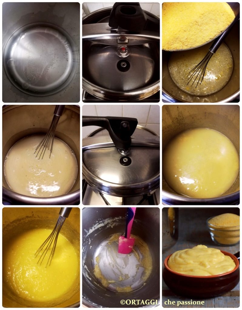 Polenta im Schnellkochtopf DOSI e TEMPI - ORTAGGI che passione