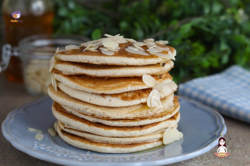 Haferflocken-Pancakes und Eiweiß