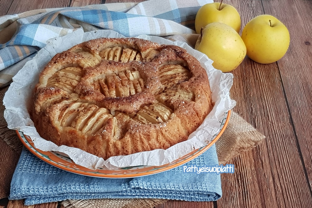 halber Apfelkuchen
