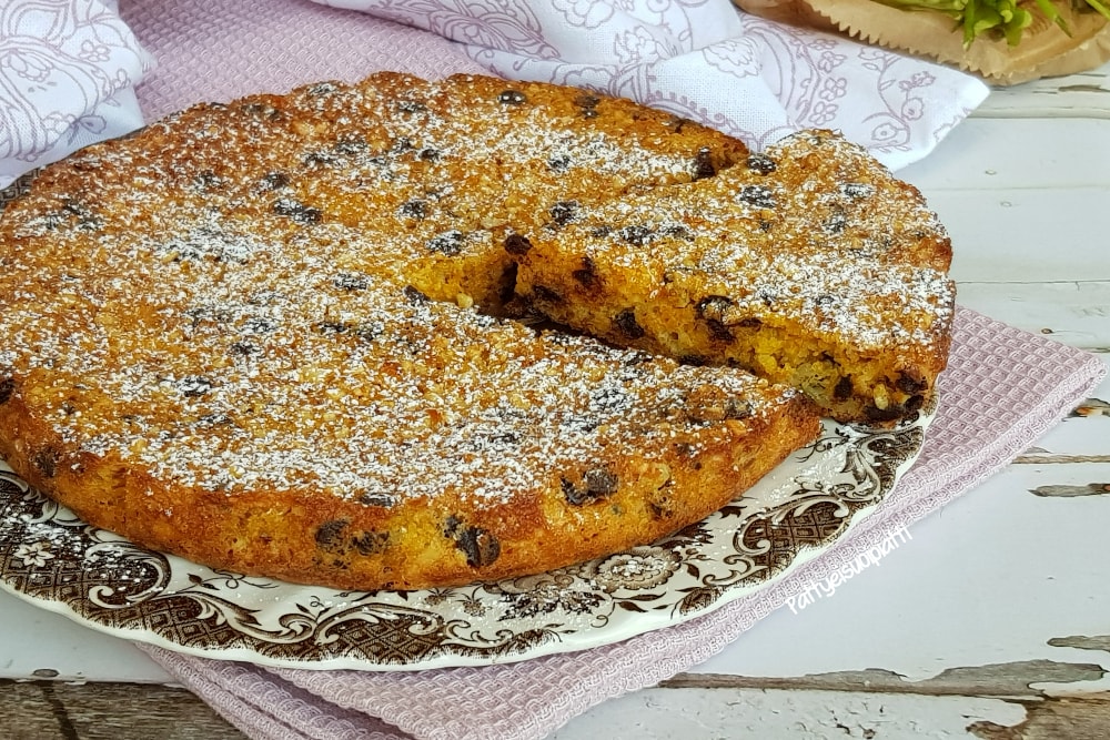 Karotten-Mandel-Schokoladenkuchen