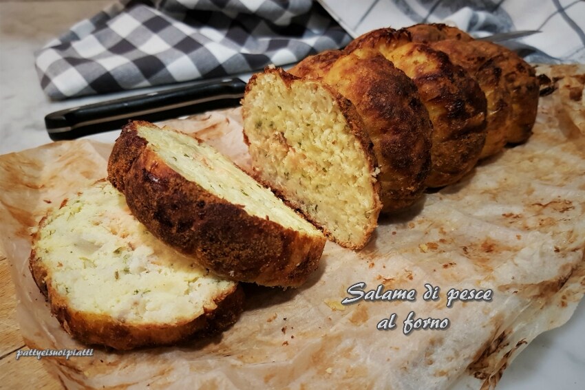 gebackene Fischsalami