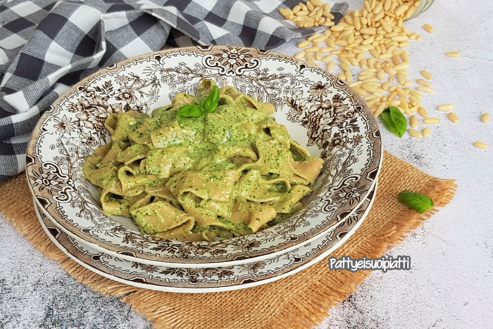 verrückte Picàgge mit Pesto und Ricotta